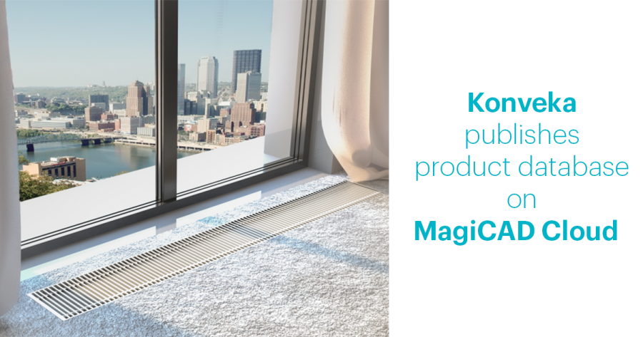 New manufacturer Konveka from Lithuania joins MagiCAD Cloud
