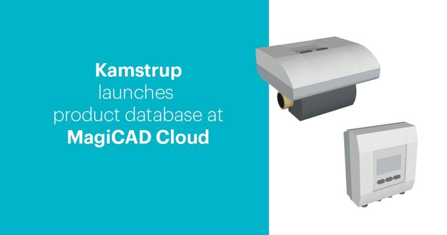 Kamstrup supports decarbonization with smart metering now in MagiCAD Cloud